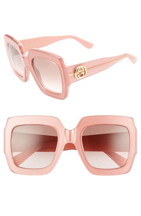 gucci sunglasses 54 mm square|gucci overzi sunglasses.